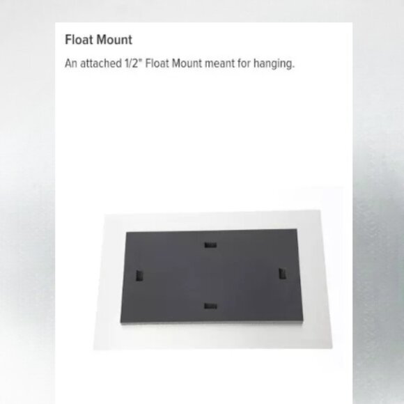 Cardinal on 11 x 14 metal with Float mount for hanging. - Picture 3 of 3